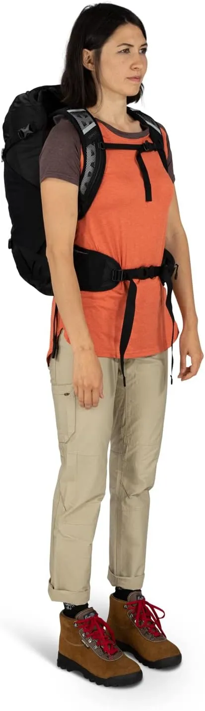 Osprey Hikelite 28L Unisex Hiking Backpack, Tan Concrete, Small/Medium