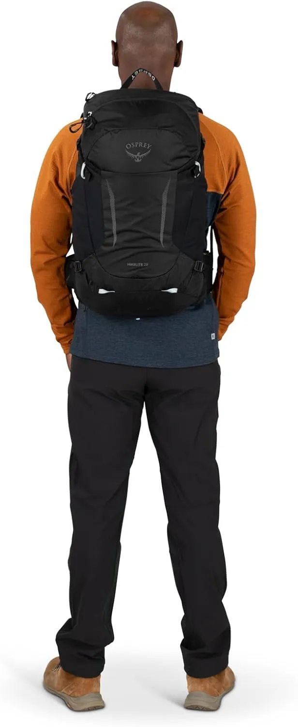 Osprey Hikelite 28L Unisex Hiking Backpack, Tan Concrete, Small/Medium