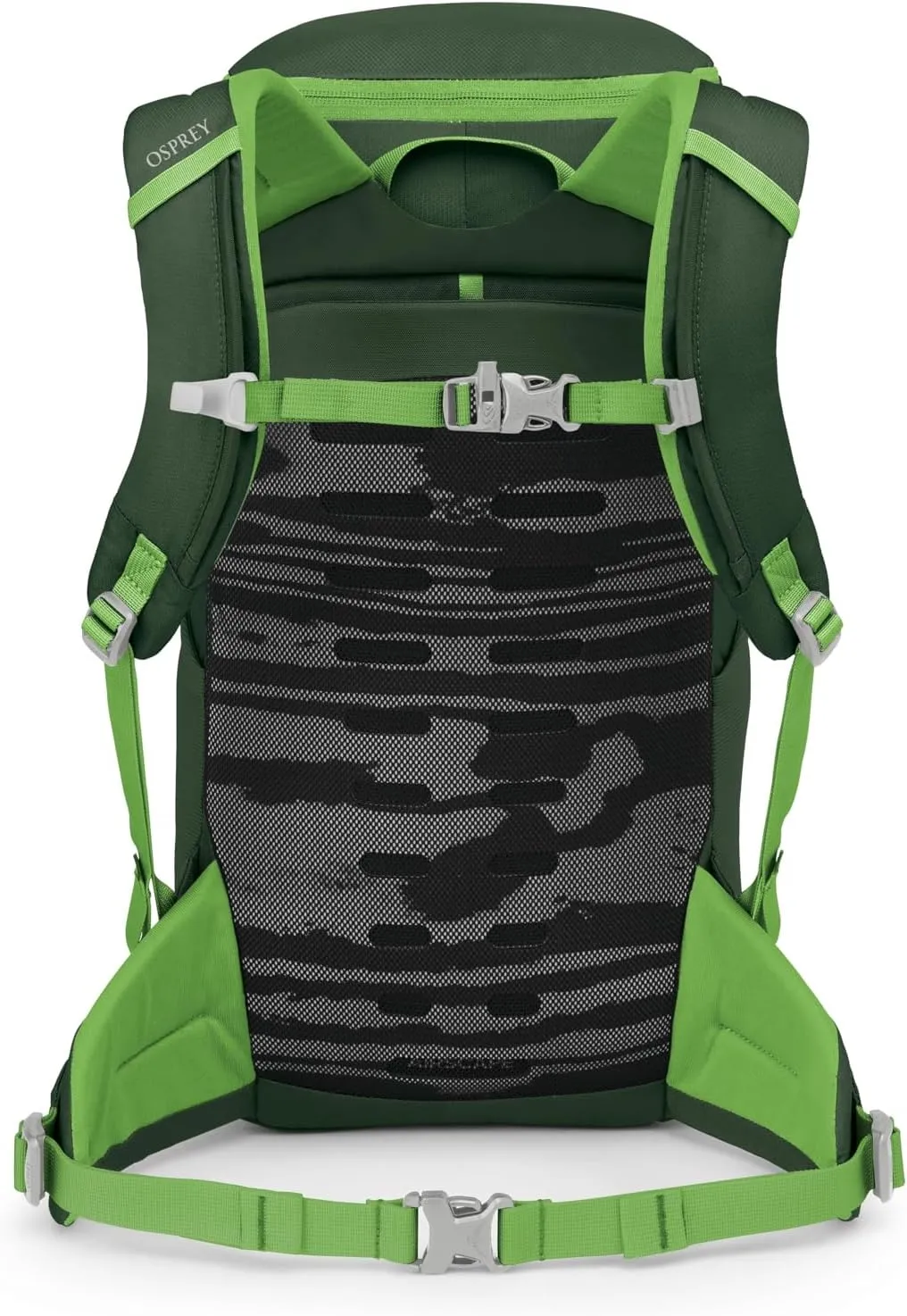 Osprey Jet 18L Kid's Hiking Backpack, Green Canopy