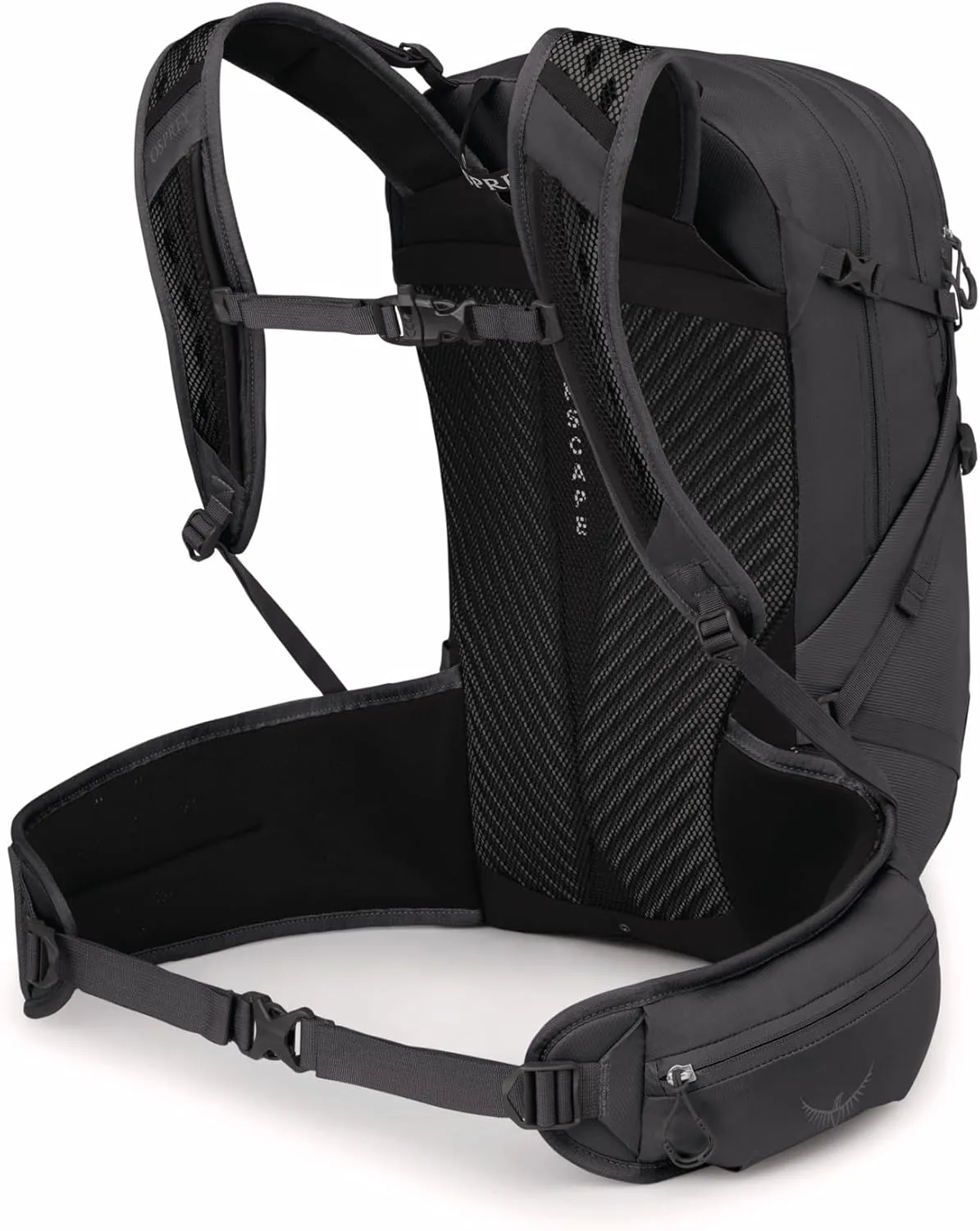 Osprey Sportlite 25L Unisex Hiking Backpack, Dark Charcoal Grey, S/M, Extended Fit