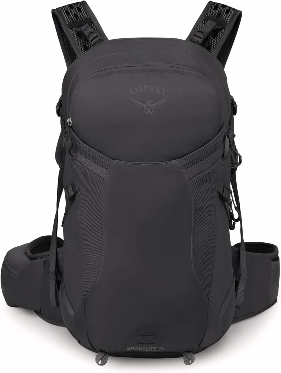 Osprey Sportlite 25L Unisex Hiking Backpack, Dark Charcoal Grey, S/M, Extended Fit