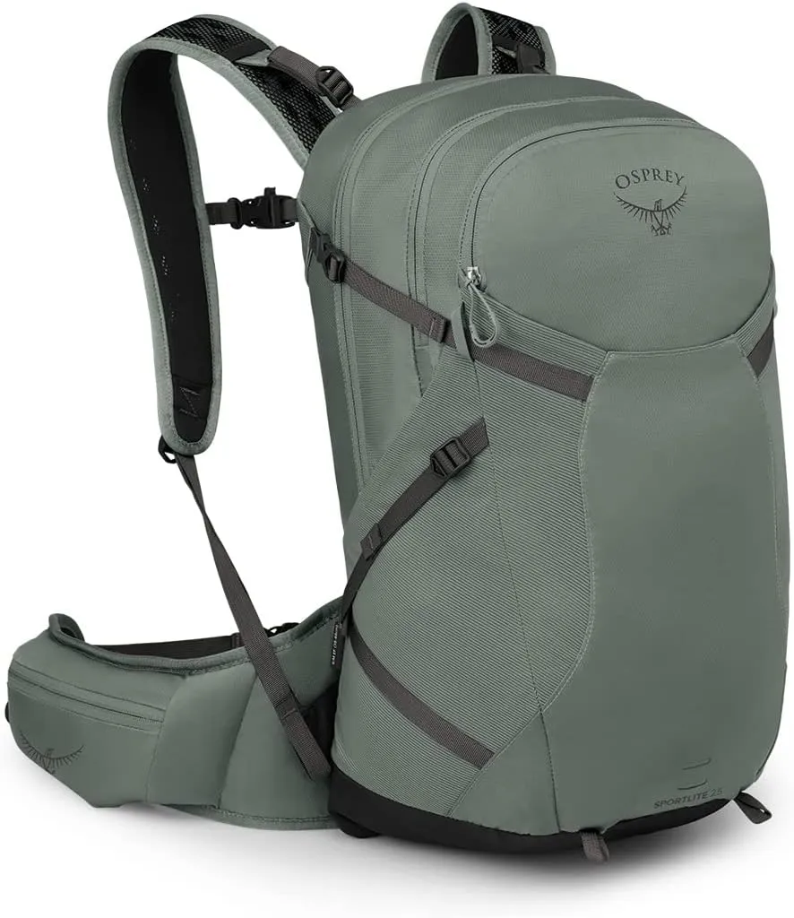 Osprey Sportlite 25L Unisex Hiking Backpack, Pine Leaf Green, M/L, Extended Fit