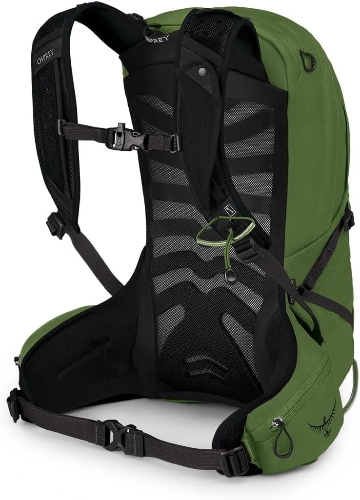 Osprey Talon 11L Men's Hiking Backpack with Hipbelt, Green Belt/Black, S/M