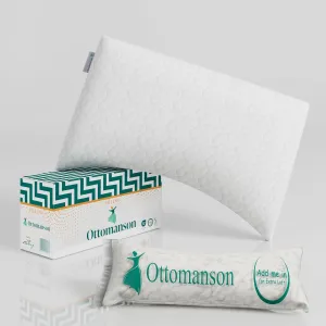 Ottomanson Pillow, 29" x 19", White A
