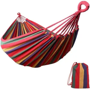 Outdoor Amacas Garden Camping Hammock,Hammock Portable with Carrying Bag for Patio Yard Garden Backyard Porch Travel ﻿