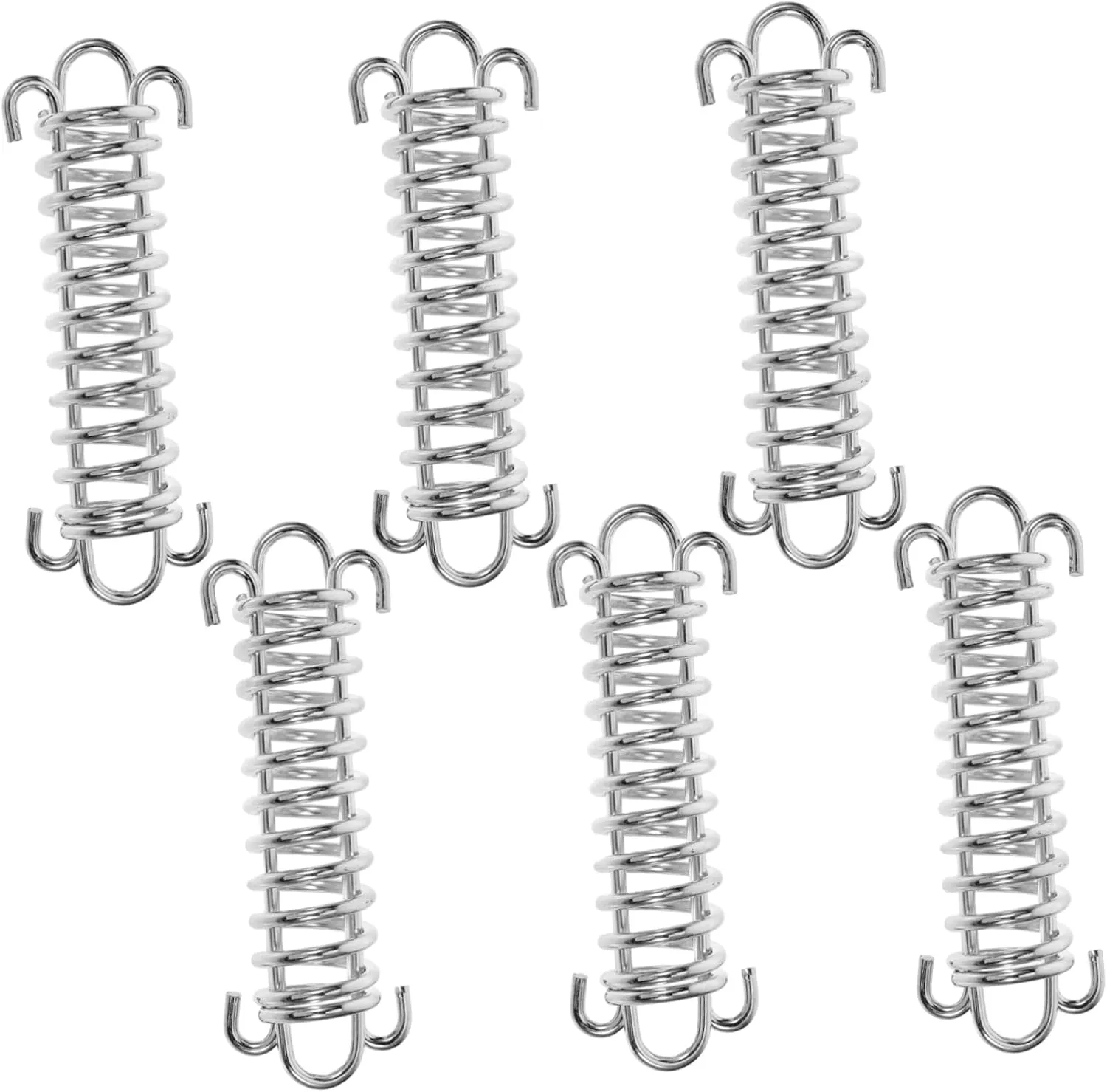 Outdoor Camping Gear Tent Guy Ropes Buckles Elastic Spring Hooks for Tent Awnings Canopy Strong Wind Protection