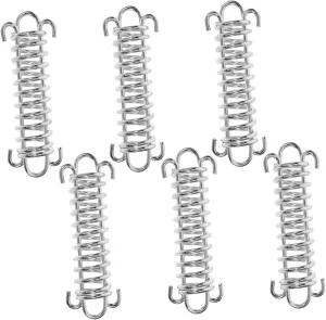 Outdoor Camping Gear Tent Guy Ropes Buckles Elastic Spring Hooks for Tent Awnings Canopy Strong Wind Protection
