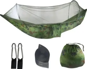 Outdoor Camping Hammock with Mosquito Net Lightweight Hanging Hammocks High Strength Parachute Fabric Hanging Bed Net 250x120cm