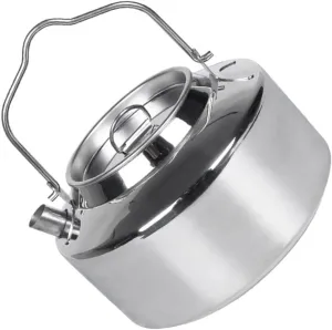 Outdoor Camping Kettle Compact and Lightweight Stainless Steel Tea Kettle for Hiking Fishing and Driving Trips