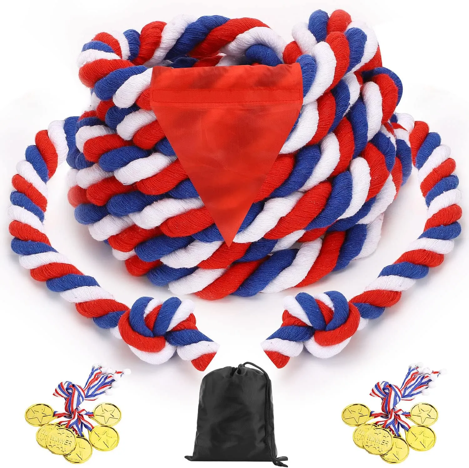 Outdoor Games for Kids and Adults, Tug of War Rope Outside Team Building Activities, Summer Backyard Lawn Yard Games Carnival Games Family Reunion Birthday Party Camping Picnic Outdoor Games
