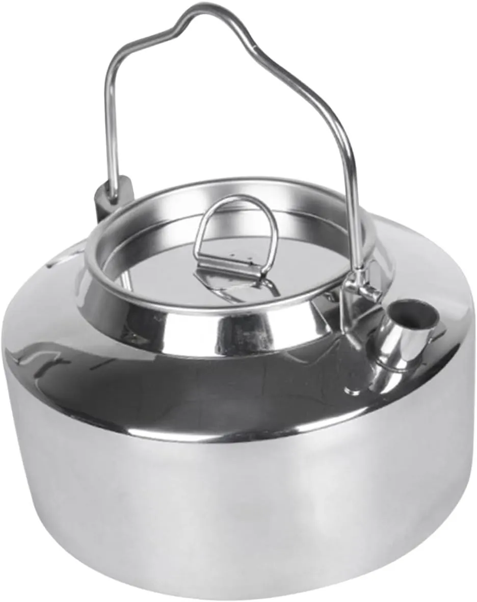 Outdoor Tea Kettle Stainless Steel Stovetop Kettle Camping Water Boiler Temperature Control Large Capacity
