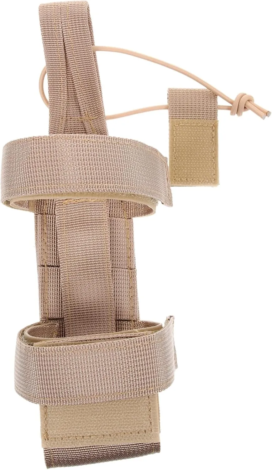 Outdoor Water Cup Cover Covers Strap Simple Sports Trail Soft Reusable Insulated Water Bottle Carrier Flexible for Large Golf Water Bottle Multiple Camping Supplies Khaki Nylon