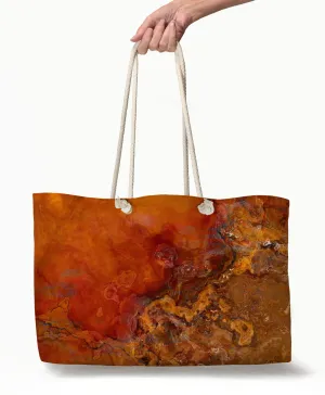Oversized Tote, Gold Rush