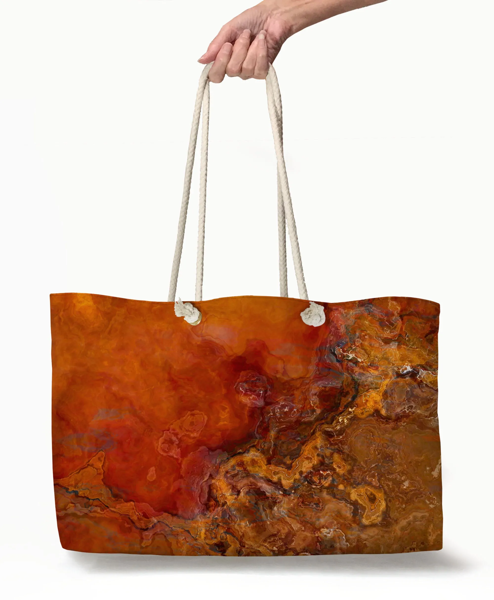 Oversized Tote, Gold Rush