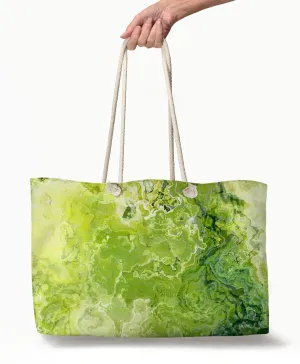Oversized Tote, Green Daze