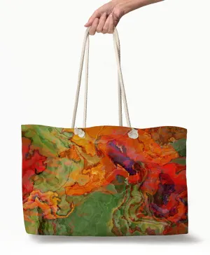 Oversized Tote, Poppies