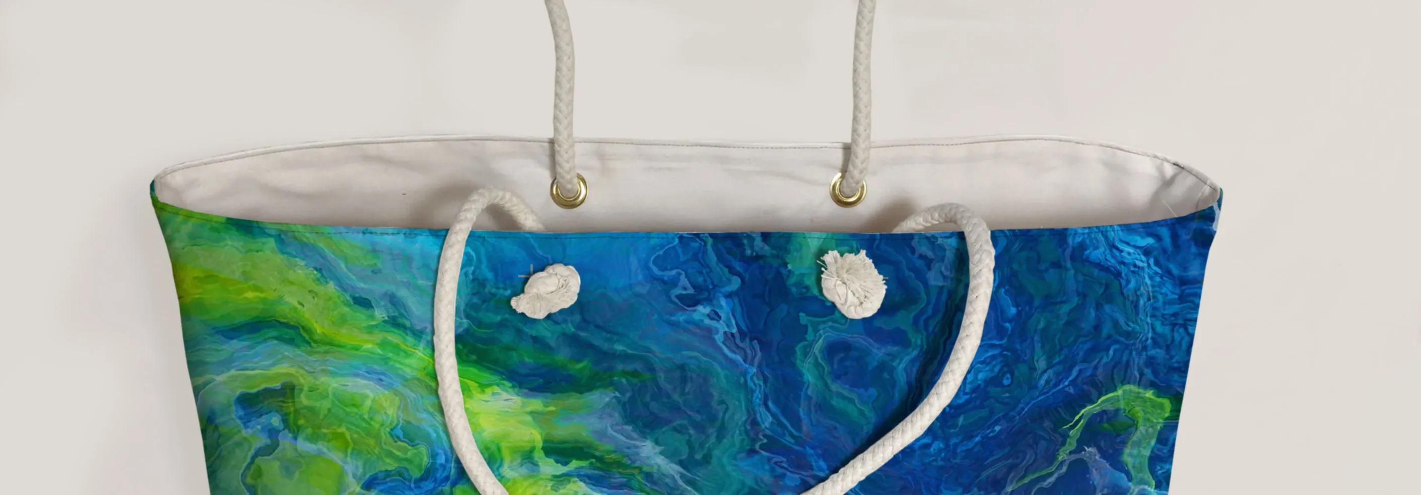 Oversized Tote, River Dream
