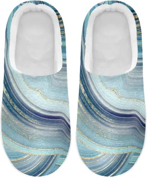 Oyihfvs Unisex Memory Foam Warm Slippers Comfort Soft Casual Shoes for Indoor Outdoor S-XXXL