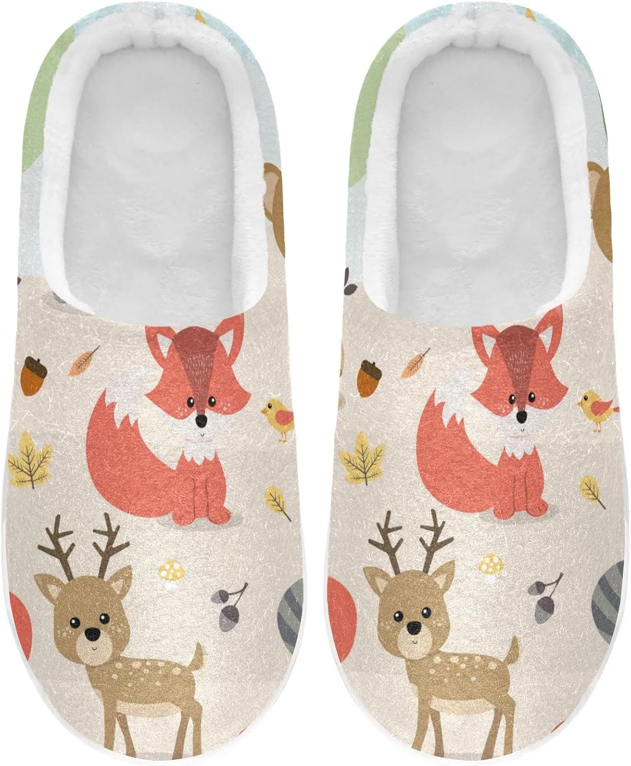 Oyihfvs Unisex Memory Foam Warm Slippers Comfort Soft Casual Shoes for Indoor Outdoor S-XXXL