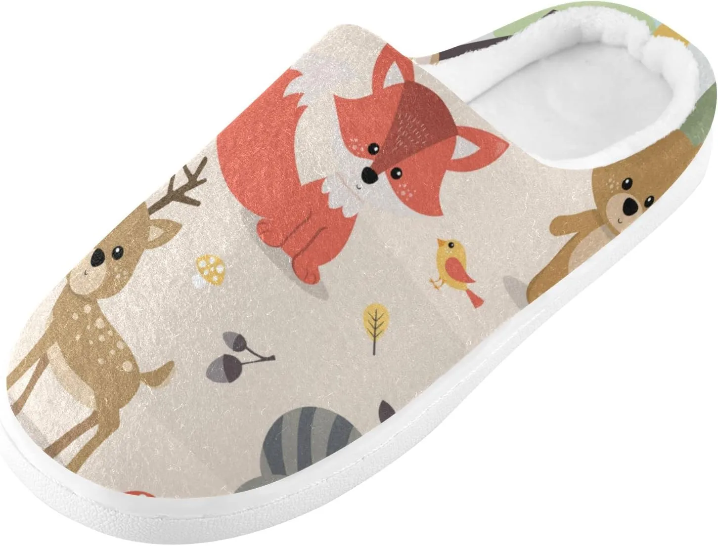 Oyihfvs Unisex Memory Foam Warm Slippers Comfort Soft Casual Shoes for Indoor Outdoor S-XXXL