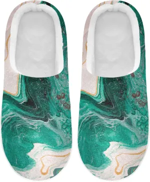 Oyihfvs Unisex Memory Foam Warm Slippers Comfort Soft Casual Shoes for Indoor Outdoor S-XXXL