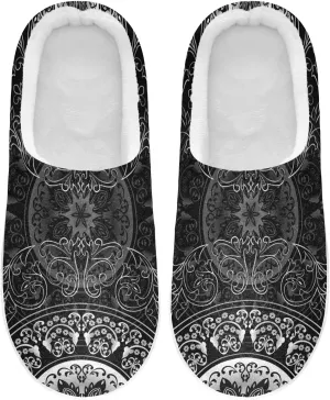 Oyihfvs Unisex Memory Foam Warm Slippers Comfort Soft Casual Shoes for Indoor Outdoor S-XXXL