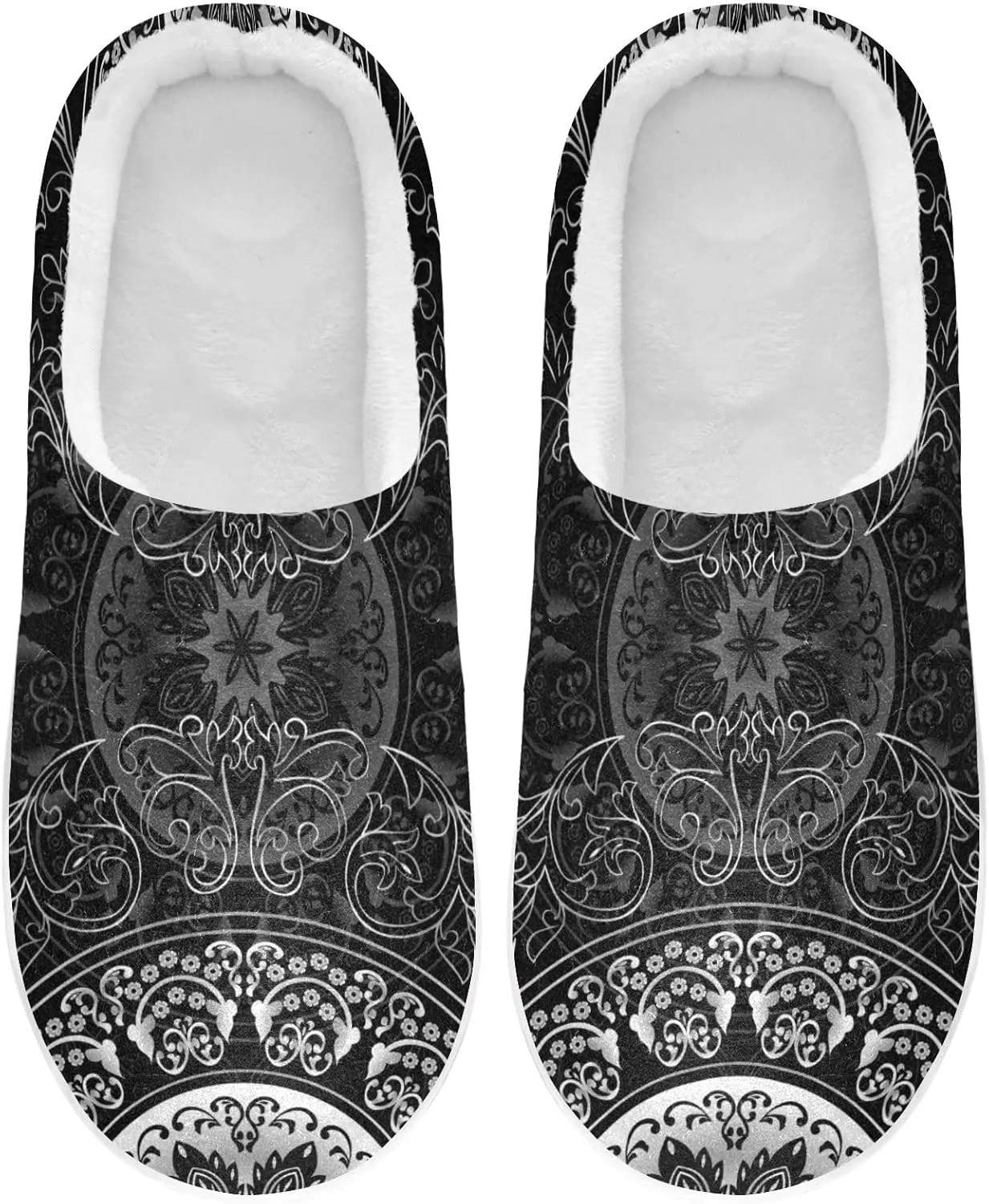 Oyihfvs Unisex Memory Foam Warm Slippers Comfort Soft Casual Shoes for Indoor Outdoor S-XXXL