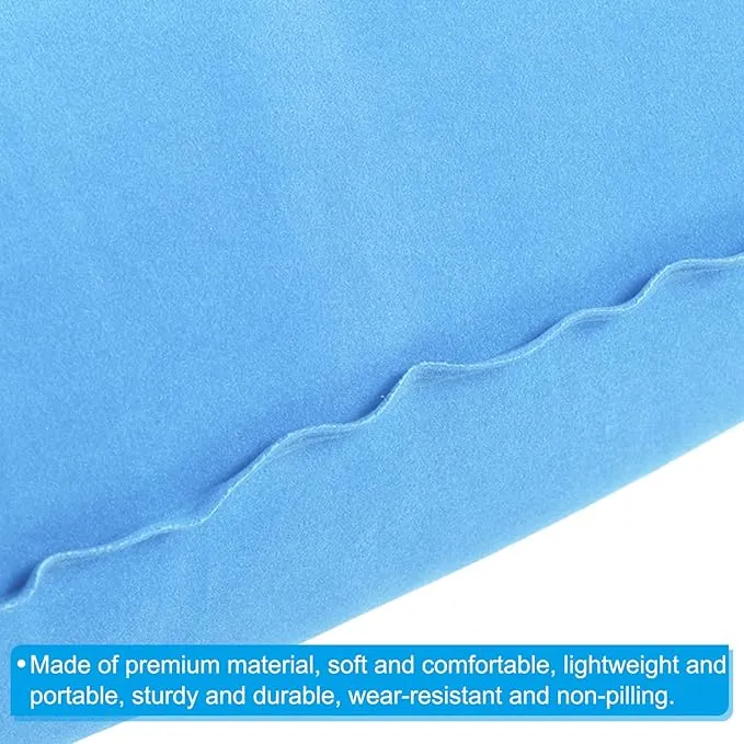 PATIKIL Inflatable Pillow, 3 Pack Ultralight Camping Travel Pillow Desk Rest Neck Support for Hiking Backpacking Office, Blue