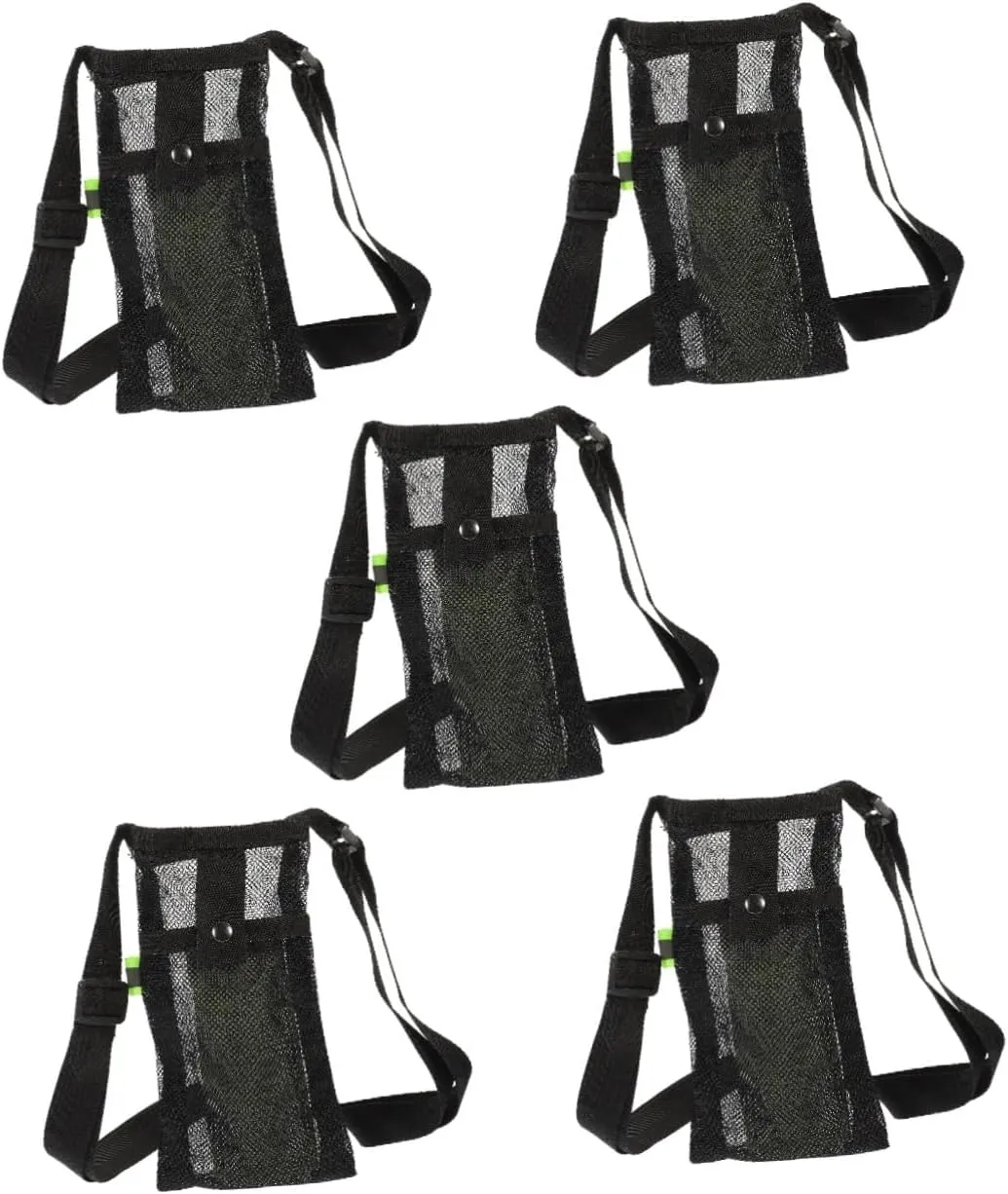Pcs Running Water Bottle Holder Insulated Portable Kettle Mesh Bag Water Bottle Carrier Travel Kettle Pouch Bag Strap