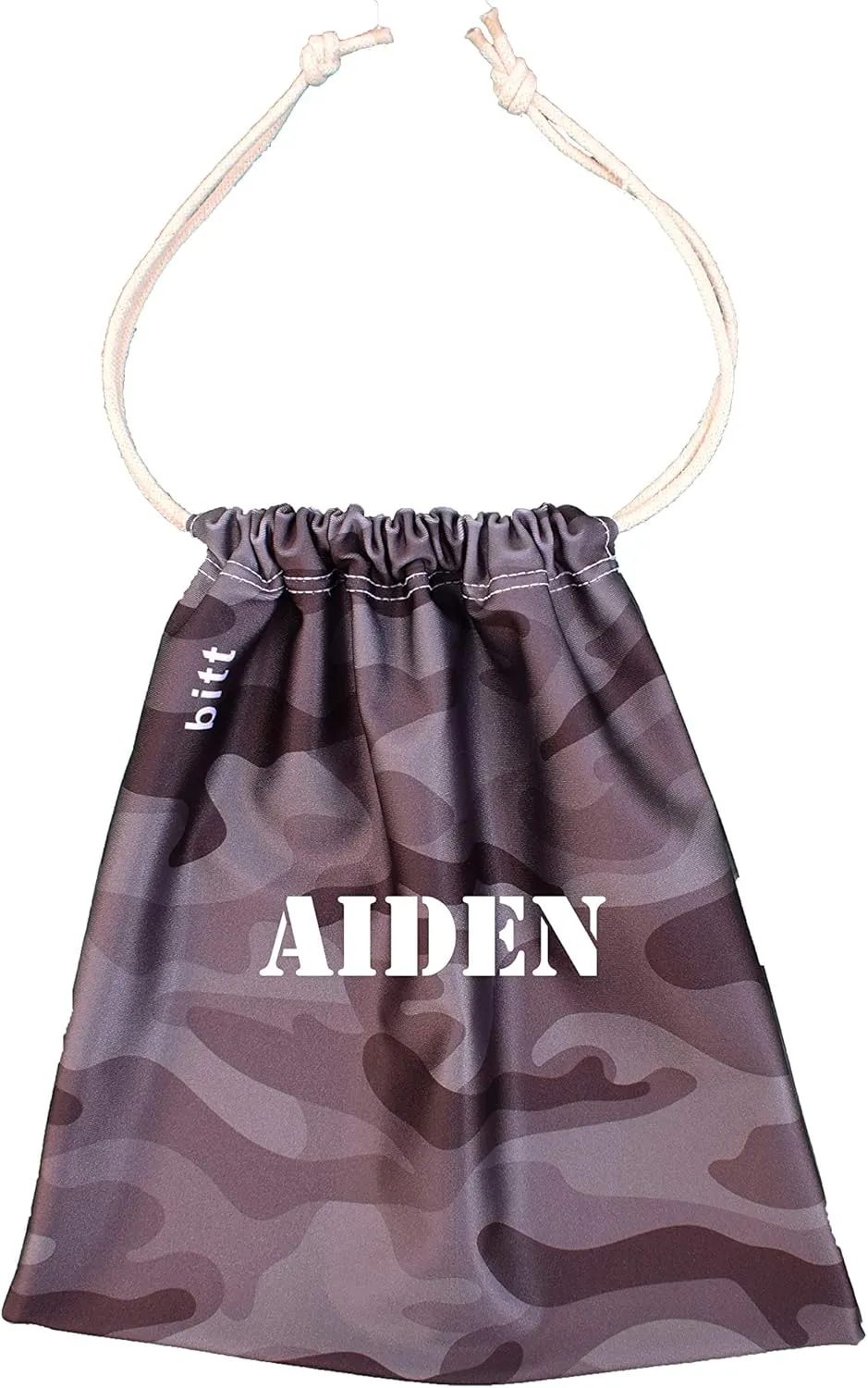 Personalized Gymnastics Grip Bag, Camouflage for Girls Boys (Black Camo)