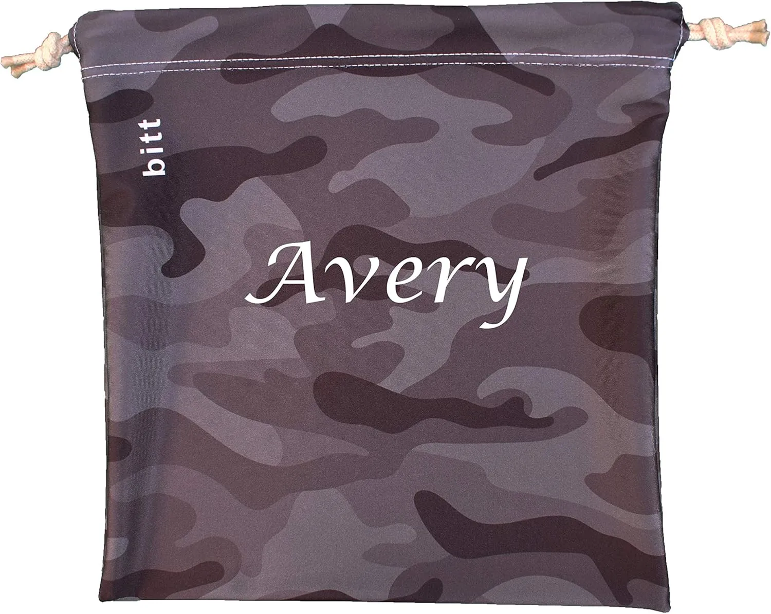 Personalized Gymnastics Grip Bag, Camouflage for Girls Boys (Black Camo)