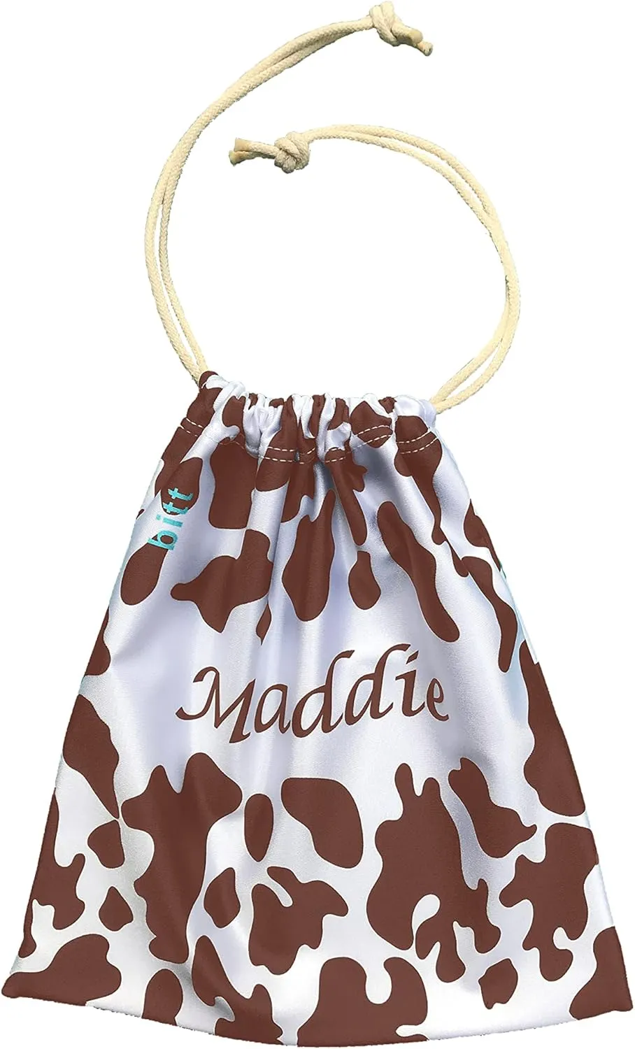 Personalized Gymnastics Grip Bag in Cow Print with Crystals Options