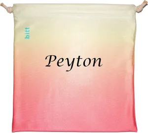 Personalized Gymnastics Grip Bag - Ombre Colors, Customized Bag with Crystals Option
