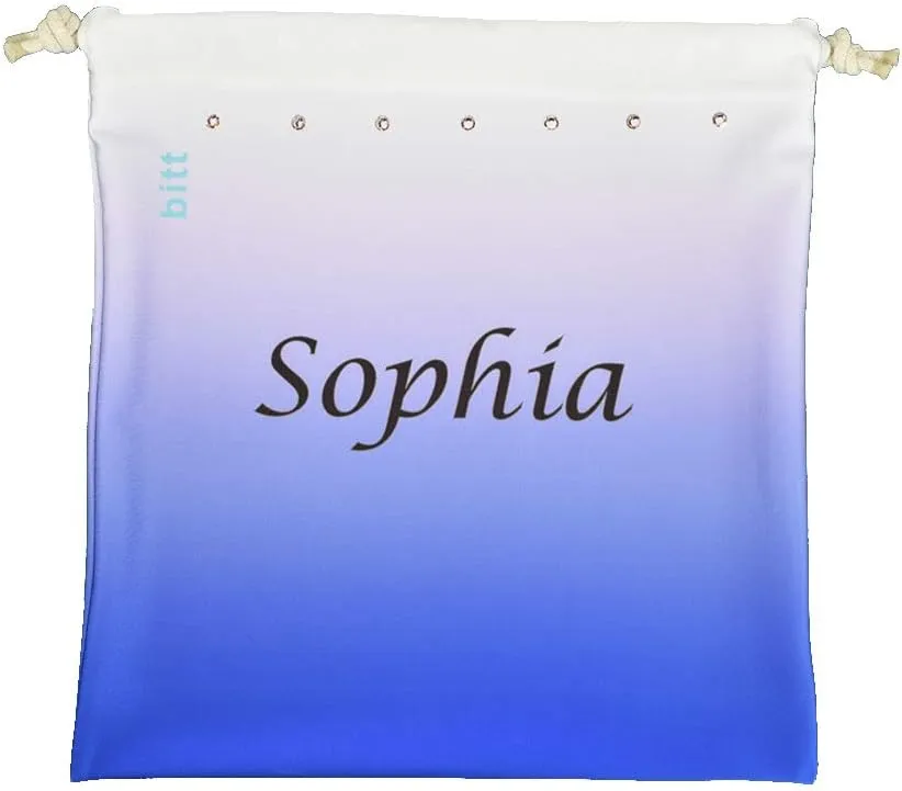 Personalized Gymnastics Grip Bag - Ombre Colors, Customized Bag with Crystals Option