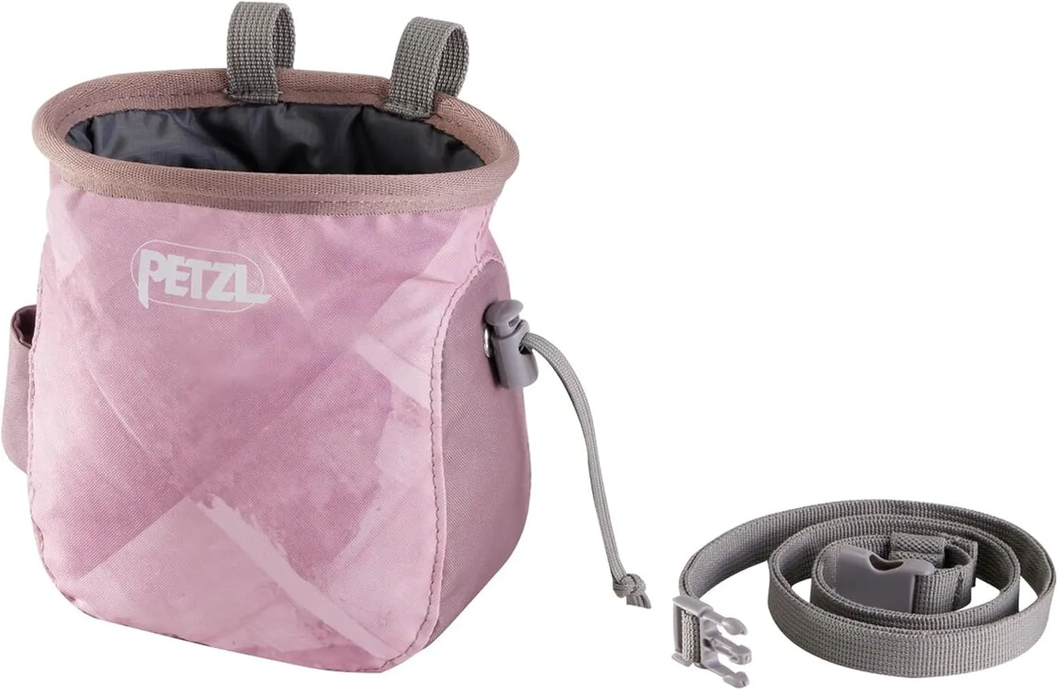 PETZL SAKA Chalk Bag - Ergonomic Chalk Bag for Gym, Sport, and Trad Climbing
