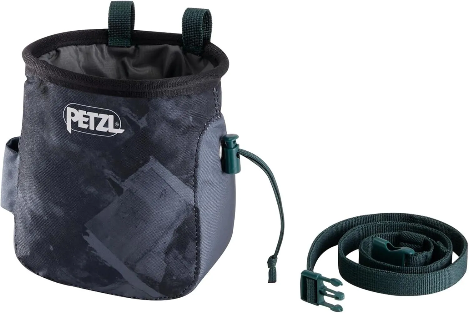 PETZL SAKA Chalk Bag - Ergonomic Chalk Bag for Gym, Sport, and Trad Climbing