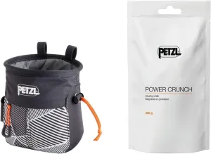 Petzl SAKAPOCHE Chalk Bag - Ergonomic Chalk Bag with Zippered Pocket for Gym, Sport, and Trad Climbing