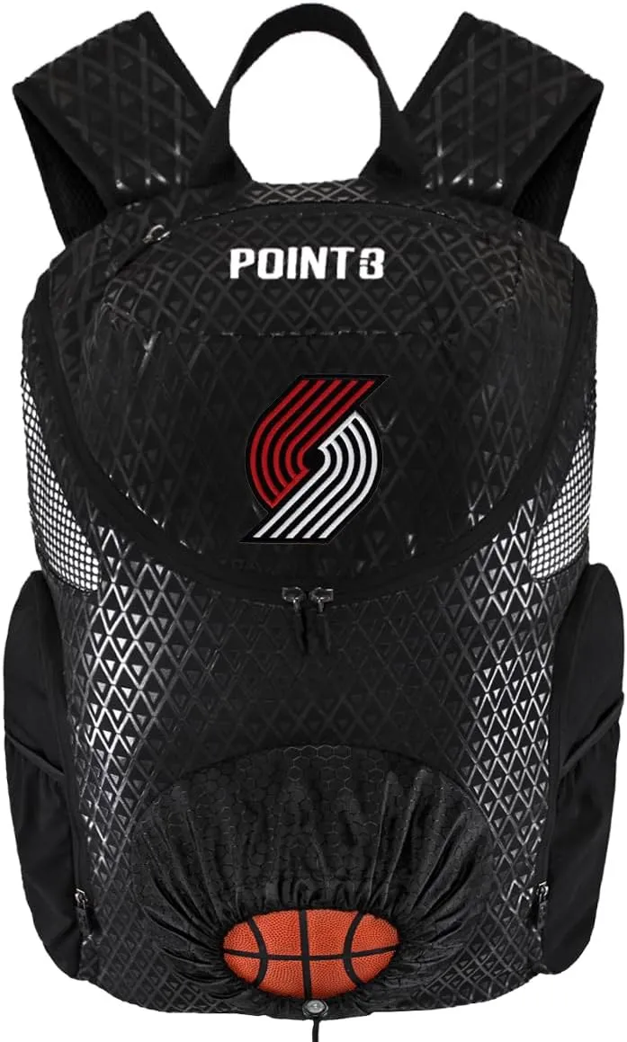 Point 3 Road Trip 2.0 Backpack Basketball Backpack with Drawstrong Closure | Ventilated Mesh Shoe Pocket Compartment