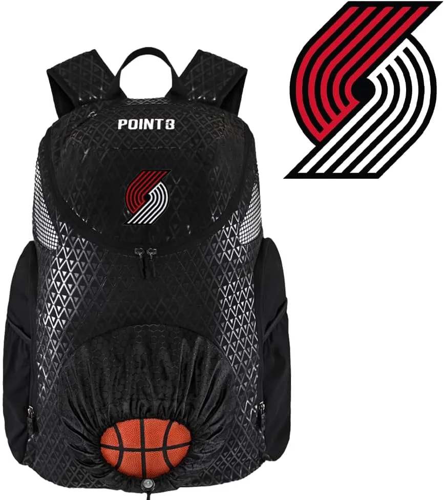 Point 3 Road Trip 2.0 Backpack Basketball Backpack with Drawstrong Closure | Ventilated Mesh Shoe Pocket Compartment