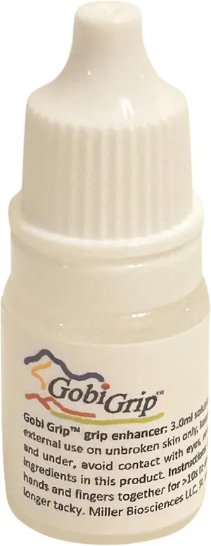 Polymer Grip Enhancer Bottle in Mylar Pouch – 30  Uses – Keeps Hands Dry, Prevents Blisters – Pickleball, Tennis, Golf, Gymnastics, Weightlifting, Climbing, Dance – No Chalk, No Mess – Made in USA