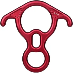 POPETPOP 50kn Aluminum Alloy Descender Climbing Rappelling Gear Device for Outdoor Activities