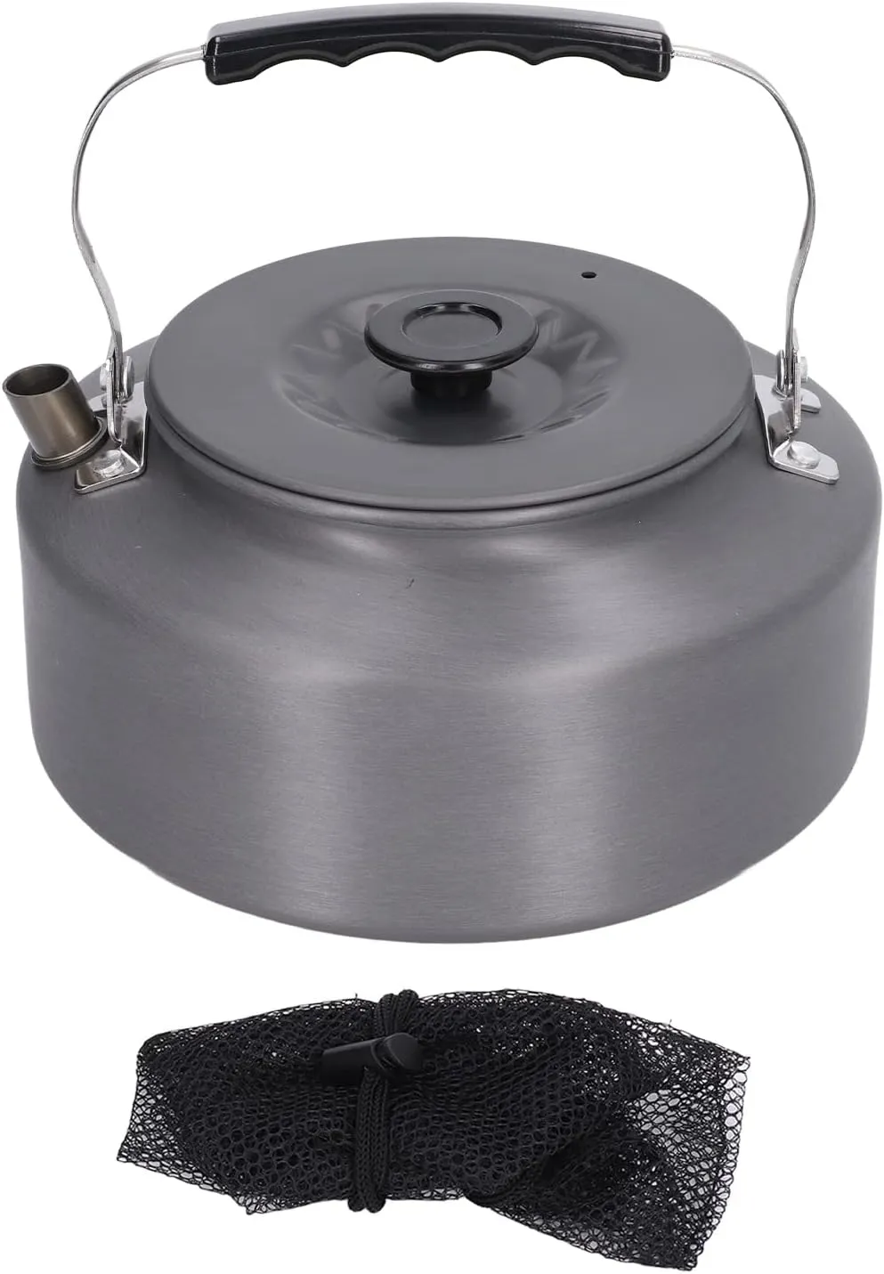 Portable Aluminum Coffee Pot with Detachable Handle, Anti Slip Bottom, 1.6L Capacity, Ideal for Camping and Picnic