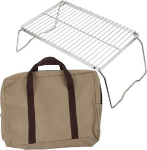 Portable Bbq Grill Folding Grill Rack Outdoor Barbecue Stainless Steel Heat Break Resistance