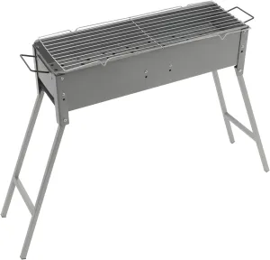 Portable BBQ Grill with Sable Stand,24 * 7 * 25 Inches,Durable Charcoal Grill for Camping, Outdoor Cooking, Picnics, Large Grilling Area