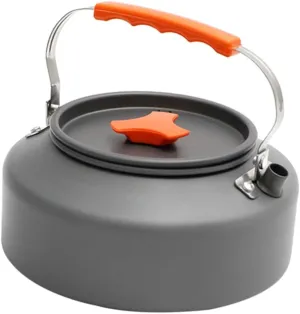 Portable Camping Tea Pot Outdoor Coffee Kettle with Heat Resistant Handle Lightweight Boiling Kettle for Travel and Picnics Durable and Easy to Clean