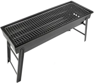 Portable Charcoal Grill with Ventilation Holes Compact BBQ Grill for Picnic Camping and Outdoor Parties