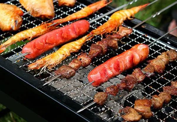 Portable Foldable Charcoal Grill