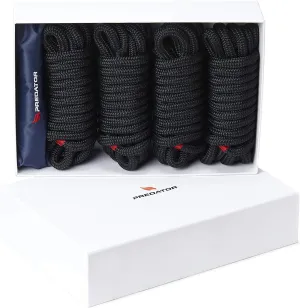 PREDATOR Hi-Performance Dock Lines Bag Set | Dock Lines | Ropes for Boats | Docking Lines