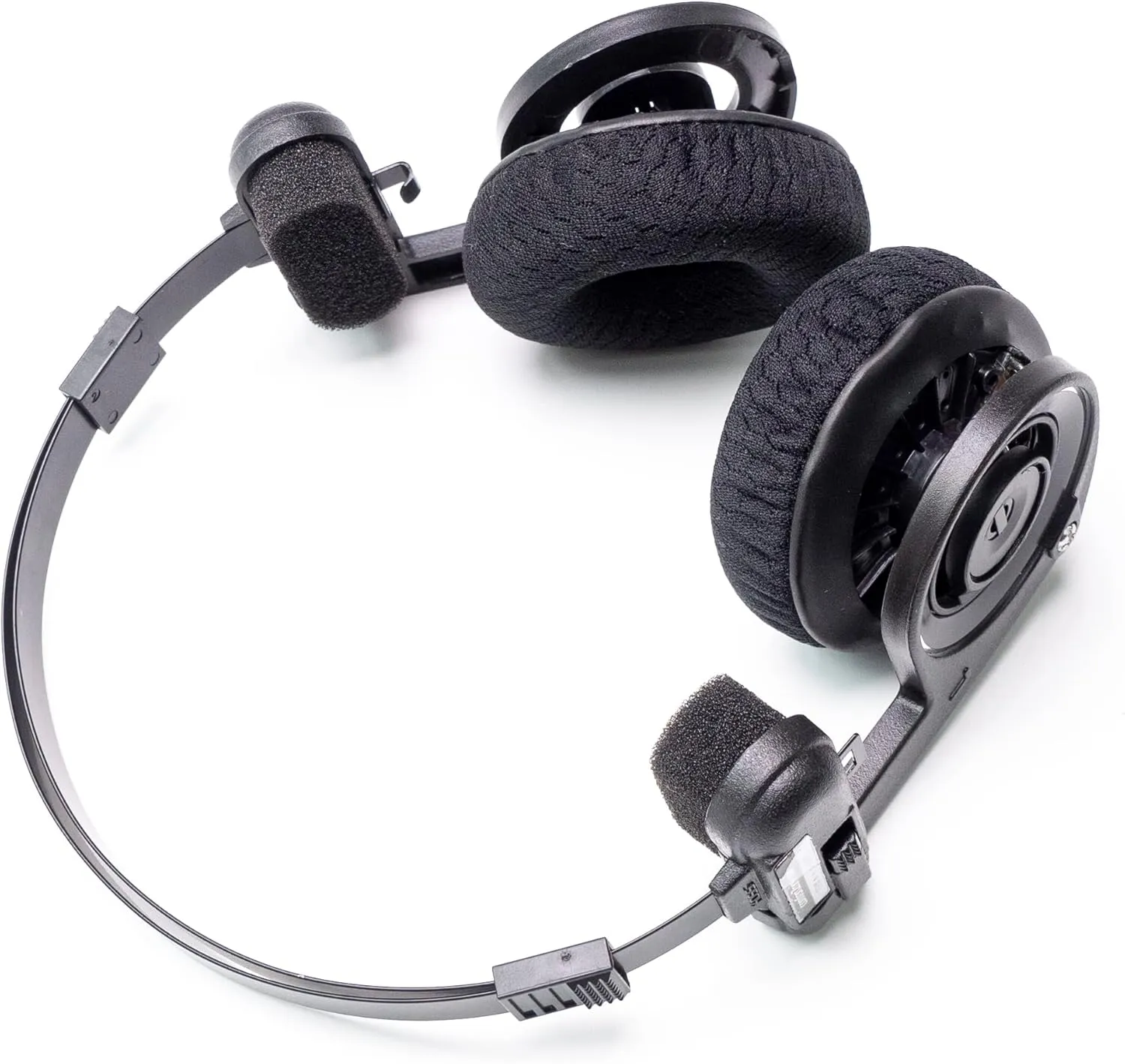 Premium Foam Ear Pads Cushions Compatible with Koss Porta Pro PP KSC35 KSC75 KSC55 Headphone (All Black)
