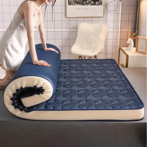 Premium Folding Mattress, Memory Foam Camping Mattress, Foldable Portable Roll up Bed Mattress, Comfortable Car Camping Sleeping Mat Pad, for Truck Guest Bed Tent Camp (Size : 90 * 200 * 5cm)